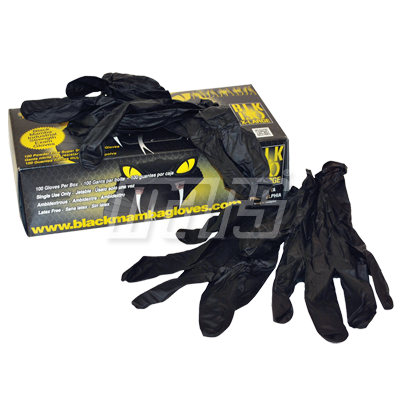 BLACK NITRILE GLOVE